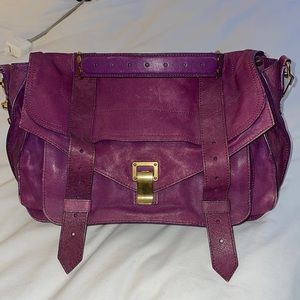 Proenza ps 1 purple bag with long strap